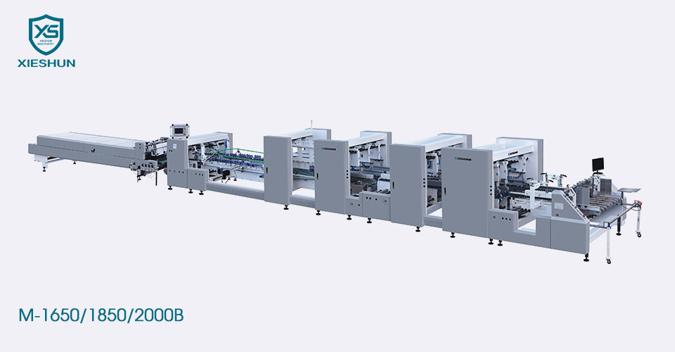Automatic grave officium corrugated deorsum clausum folder gluer