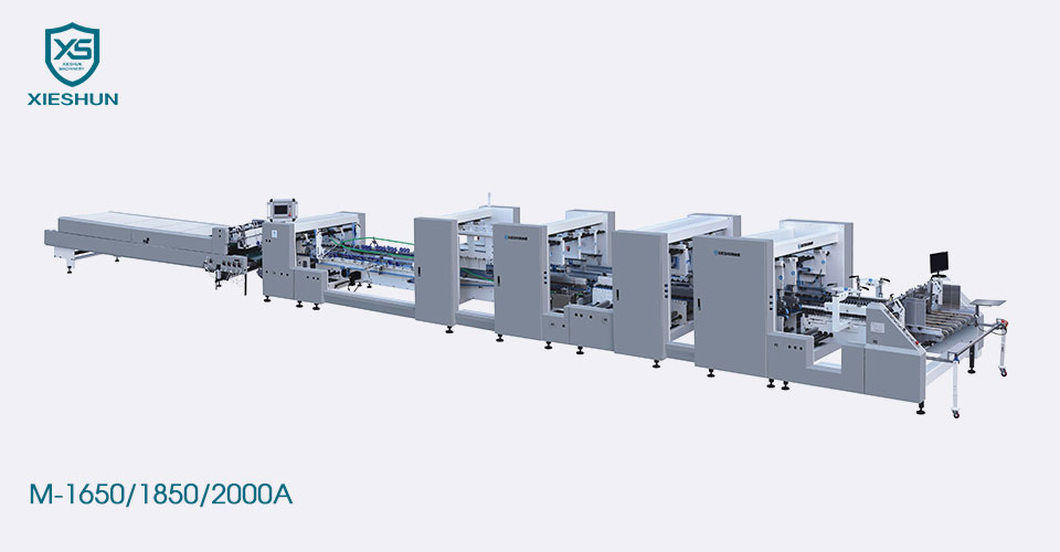 Recta automatic gravibus officium corrugated folder Gluer